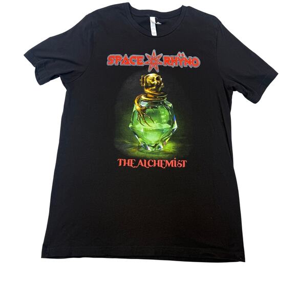 Space Rhyno The Alchemist  Graphic T-Shirt Adult Tee Size XL HTF Rare - Picture 1 of 7